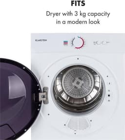 Jet Set wasdroger condensdroger 1020W EEK C 3kg 50cm wit — thumbnail 3
