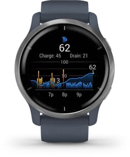 Garmin Venu 2 - Smartwatch met Stappenteller - 10 dagen batterij - 45 mm Granite Blue — thumbnail 12
