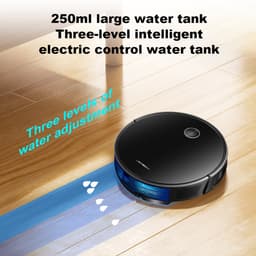 LIECTROUX C7 Robotstofzuiger met Dweilfunctie 2-in-1, 6000Pa Sterke Zuigkracht, WiFi/App & Afstandsbediening, Compatibel met Alexa en Google Assistant, Geschikt voor Dierenharen, Tapijt en Harde Vloeren — thumbnail 4