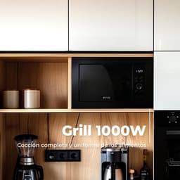 Inbouw Magnetron met Grillfunctie 25L Digitaal RVS Look — thumbnail 2