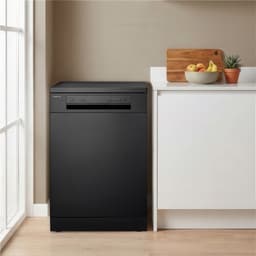 Inventum VVW6046AB energiezuinige vaatwasser - 14 couverts - Besteklade-Bestekmand - Stil: 42 dB - 7 programma’s - Deur opent automatisch - Startuitstel - Energielabel C - Vrijstaand - Zwart — thumbnail 3