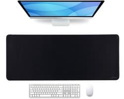 Olivivo® Muismat Zwart - Gaming Mousepad XXL - Onderlegger - Grote Muismat - 90x40 CM - Bureaulegger - Toetsenbord - Anti Slip - Waterproof - Desktop mat