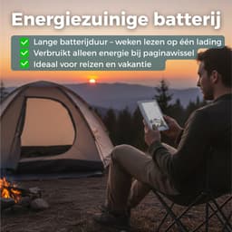 Haussgoods E-Reader – E-Ink – E-Book Reader – 6 inch – Inclusief Harde Cover & Stretch Band – Zwart — thumbnail 5