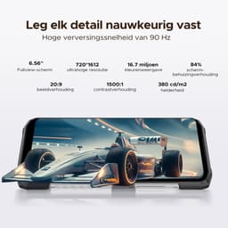 DOOGEE Blade 10 Power 4G - Robuuste Smartphone - Robuuste Telefoon - 24 GB RAM + 256 GB ROM/2TB TF - 10300 mAh/18 W - Android 16 - NFC - GPS - Face ID - IP68 - Zilver — thumbnail 6