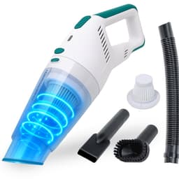 Wellewares - Kruimelzuiger Snoerloos - Handstofzuiger Draadloos - Nat en Droog Zuigen - Groen Wit — thumbnail 1