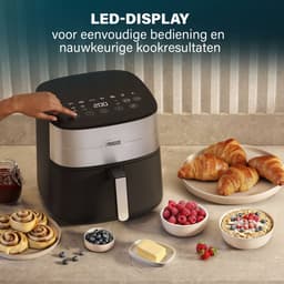 Princess 182280 Digitale Airfryer 8L - Dual heating - Dubbel verwarmingselement - 2000W - PFAS-vrij - XXL Gezinsformaat - Makkelijk schoon te maken — thumbnail 6