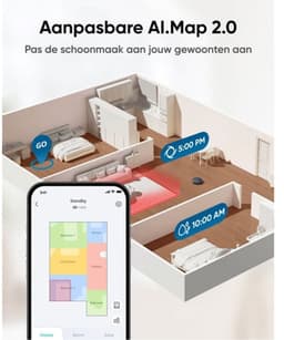 eufy X10 Pro Omni Robot Stofzuiger en Mop, 8.000 Pa zuigkracht, dubbele dweilpads met 12 mm auto-lift en tapijtdetectie, herkent 100+ objecten voor obstakelvermijding, alles-in-één station voor dagelijks onderhoud. — thumbnail 13
