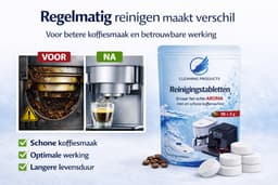 70 Reinigings tabletten Koffiemachine – 2g Universele Onderhoudstabletten voor Espresso & Volautomatische Koffiemachines – Geschikt voor Siemens, Jura, Bosch, Nespresso, Philips, Krups — thumbnail 4