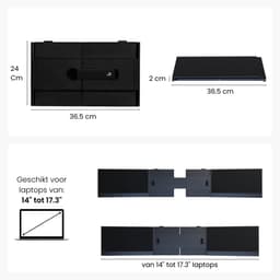 Blerron Flex Pro - 15.3 Inch - Portable Monitoren - 1 Kabel - Slechts 1.3 KG - Draagbare Monitor - Portable Monitor - Beeldscherm - 1920x1200 FHD — thumbnail 4