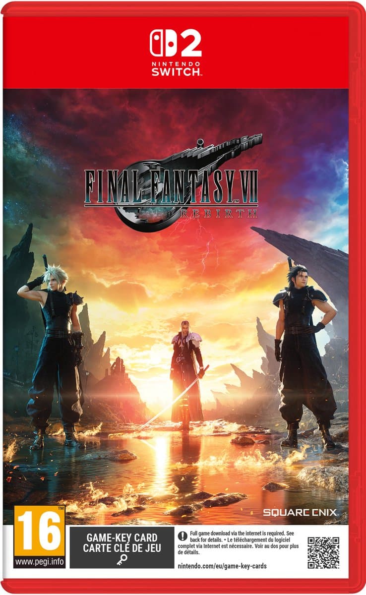 Final Fantasy VII Rebirth - Nintendo Switch 2 + Exclusieve Magic The Gathering kaart — afbeelding 1