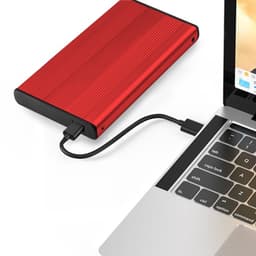 Qoltec Externe Harde Schijf Behuizing HDD/SSD 2.5'' SATA3 | USB 3.0 | Rood. — thumbnail 6