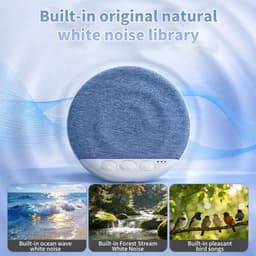 Slaapsprekers - kussenspeaker - Slaapgeluidsspeaker - muziek bij het kussen - timer voor uitschakelen - lichte muziek - witte ruis - Bluetooth - verbinding - slaapondersteuner - speaker onder het kussen - geschikt voor rustige nachten - grijs — thumbnail 8