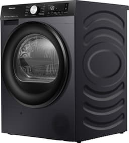 Hisense DH3S902BBCC - Condensdroger - 9 kg - Vrijstaand - Voorbelading - Warmtepomp - Zwart - Draaiknop - TouchControl - 63 dB(A) - Ion Refresh - Allergy Care - Auto Dry — thumbnail 4