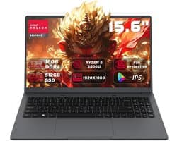 Ninkear A15 Air Gaming Laptop – 15.6" FHD – Ryzen 5 3500U – 16GB RAM – 512GB SATA SSD – Vega 8 – Windows 11 – Licht & Snel
