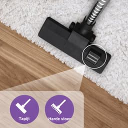 Stofzuiger Zonder Zak 1200W - inhoud 3,0 L - lichte stofzuiger voor tapijt en harde vloeren-Paars — thumbnail 3