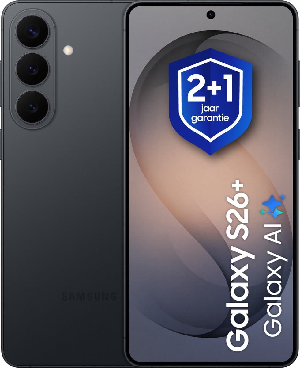Samsung Galaxy S26 Plus - 256GB - Black + 1 jaar extra garantie — afbeelding 1