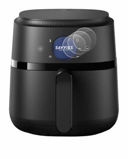 3 Stuks Savvies Screenprotector - geschikt voor Philips Airfryer 2000 Gen 2 4,2L - beschermfolie glas transparant — thumbnail 5
