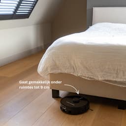 TONIHOMI® Q8 - Robotstofzuiger met dweilfunctie - Automatisch legen - Robotstofzuiger met laadstation - LDS Laser navigatie - Met app - Zwart — thumbnail 12