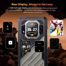 CUBOT Kingkong X Pro Robuuste Smartphone 5G - 24GB RAM - 256GB ROM - 10200mAh - 6.583 inch 120Hz - IP68/IP69K - Android 14 - NFC - GPS - Zwart — thumbnail 2