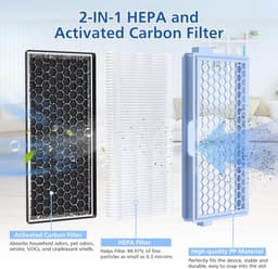 2 Stuks Actieve HEPA Filter Set geschikt voor Miele GN Hyclean 3D/S8340/AH50/C1/C2/C3/S6/S8 - Vervangbaar - Stofzuiger onderdelen — thumbnail 10