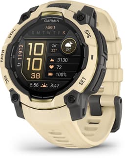 Garmin Instinct® 3 - Smartwatch - 45mm - AMOLED - Crème/Citrine - Limited Edition — thumbnail 3