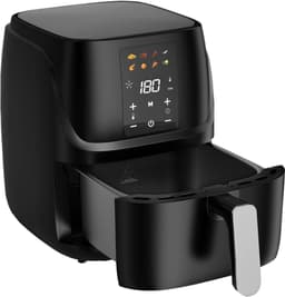 SAVI® Airfryer XXL - Mini-oven - Heteluchtfriteuse - 3L - 8 Programma's - Zwart - 33cm x 31cm x 25cm — thumbnail 3