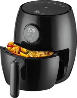 Extralink HOME AIR FRYER 2L EU SJ-200 friteuse Enkel 1000 W Heteluchtfriteuse Zwart — thumbnail 1