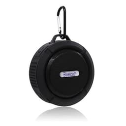 QTTVBTNA -Douche Speaker - Badkamer Speaker - Shower Speaker - Draagbare Speaker - Bluetooth Speaker - Met Zuignap - Waterproof - USB Oplaadbaar - 9*3cm - Zwart — thumbnail 1