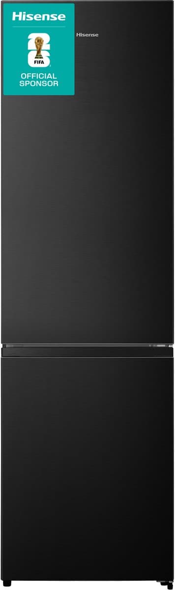 Hisense RB440N4AFC - Koelvriescombinatie vrijstaand - Zwart - 336 liter - Rechtsdraaiend (omkeerbaar) - C label - 35 dB(A) - NoFrost — afbeelding 1