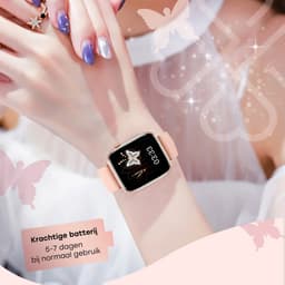 Bizoule Smartwatch Beso - Smartwatch Dames & Heren - Rosé-Goud - 40mm - Horloge met Belfunctie - AMOLED Full HD - Bloeddrukmeter - Stappenteller - Android en iOS — thumbnail 13