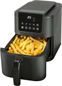 Florixa® Airfryer xl - Airfryer xxl - Heteluchtfriteuse - Zwart- 29cm x 23cm x 40cm — thumbnail 3