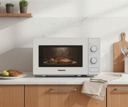 SNJY® Magnetron Vrijstaand - Microgolf - Microwave - 20 Liter - 5 Standen - 700 W - Wit — thumbnail 7