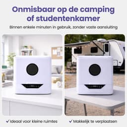SwayTosh Mini Vaatwasser DTX-3 – 2026 - Mini Afwasmachine Vrijstaand – Washing Machine – Vrijstaande Vaatwasser – Dishwasher – Kleine Vaatwasser – Vaatwasmachine — thumbnail 12