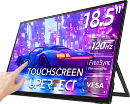 UPERFECT Portable Monitor E06 18.5" FHD 120Hz Touchscreen Draagbaar Monitor with 10-Point Touch & USB-C for Gaming/Design for Laptop/Switch/MacBook VESA Mount — thumbnail 1