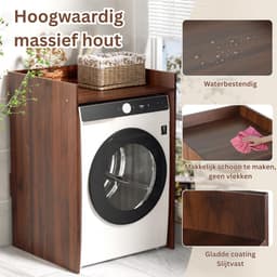 Wasmachine Kast - Ombouw - Verhoger - Meubel — thumbnail 6