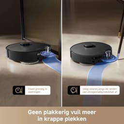 Dreame L40 Ultra AE – Zelfreinigende Robotstofzuiger met Warmwater Dweilsysteem, 19.000 Pa Zuigkracht & Automatisch Leegstation - Zwart — thumbnail 14