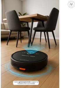 Velours Max® - Robotstofzuiger met Dweilfunctie - Robot Stofzuiger - Slimme Navigatie - Met Laadstation - Automatisch Oplaadstation - Dweilrobot - Huisdieren - Robotstofzuigers met Dweilfunctie - Robotstofzuigers - Stofzuiger - Stofzuigers — thumbnail 5