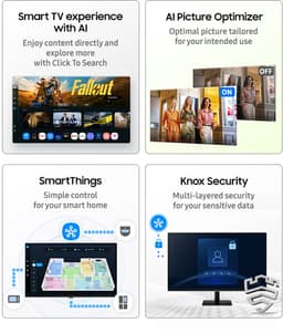 Samsung M70F - 4K Smart Monitor - 32 inch- Vision AI — thumbnail 4