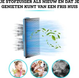 Actieve HEPA-filterset 2 stuks geschikt voor Miele Classic Compact C1, Complete C2 en C3 - Vervangbaar - Stofzuigeronderdelen — thumbnail 5