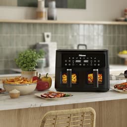 Tristar Dubbele Airfryer FR-9429 - 2x 4,5 Liter - Dubbele Mand - Kijkvenster - 9L - 2500W — thumbnail 7