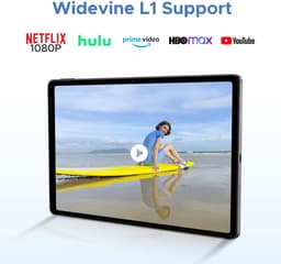 DOOGEE TAB U11 Pro - Tablet - Tablette - 30GB RAM + 256GB ROM(2TB/TF) - 8580 mAh - 11 Inch 1080P 90 Hz - Dubbele luidspreker - T7200 Octa Core - 13MP Camera - 5G WIFI - Face ID - 7.9 mm Metallic Body - Blauw — thumbnail 6