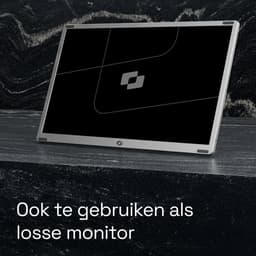 Screenmate® Infinity Portable Monitor 15,6” - Draagbare Monitor met Beschermhoes - Extra Scherm Laptop - Draagbaar Beeldscherm - Grijs — thumbnail 6