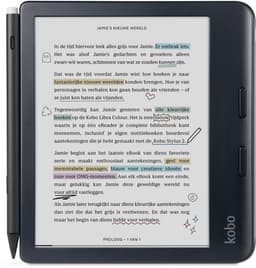 Kobo Libra Colour Stylus Bundel - E-reader - 7 inch kleurenscherm - Inclusief Kobo Stylus 2 - Zwart — thumbnail 1