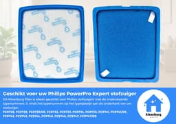 Kleanburg® - Geschikt voor Philips PowerPro Expert- Uitwasbaar Filter - FC6042/01 - 1 stuk — thumbnail 5