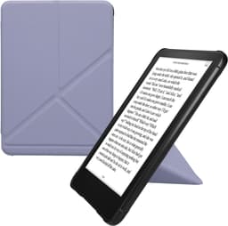 kwmobile e-reader hoesje geschikt voor Amazon Kindle Paperwhite (2024)/Colorsoft hoes - Ereader flip case met standaard - E reader cover van kunstleer - In lavendel — thumbnail 1