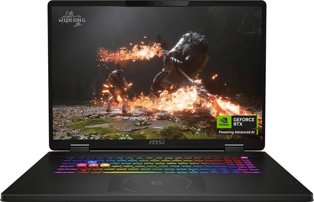 MSI Crosshair 18 HX AI A2XWGKG-017NL - Gaming Laptop - Core Ultra 9 - RTX 5070 - 32GB/1000GB - 240 Hz - 18 inch — afbeelding 1