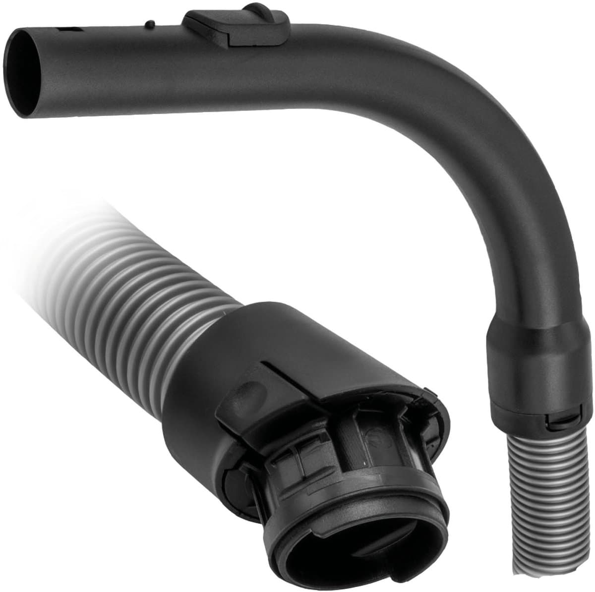Multaparts® stofzuigerslang geschikt voor Miele C3, S6 & S8 series | 2 meter lengte | Compleet met stofzuiger wartel en pistoolgreep | Alternatief voor Miele 7863555, 10563760, 7461615 & 10721260 — afbeelding 1
