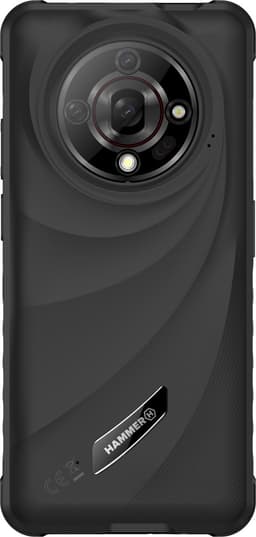 Hammer Iron 6 Smartphone - bouwtelefoon - 6GB/128GB Zwart – IP69 Waterdicht, 6050mAh Batterij, Dual SIM — thumbnail 2