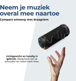 Denver Bluetooth Speaker Draadloos - Lichteffecten - Muziek Box - AUX - TWS Pairing - BTG213 — thumbnail 5