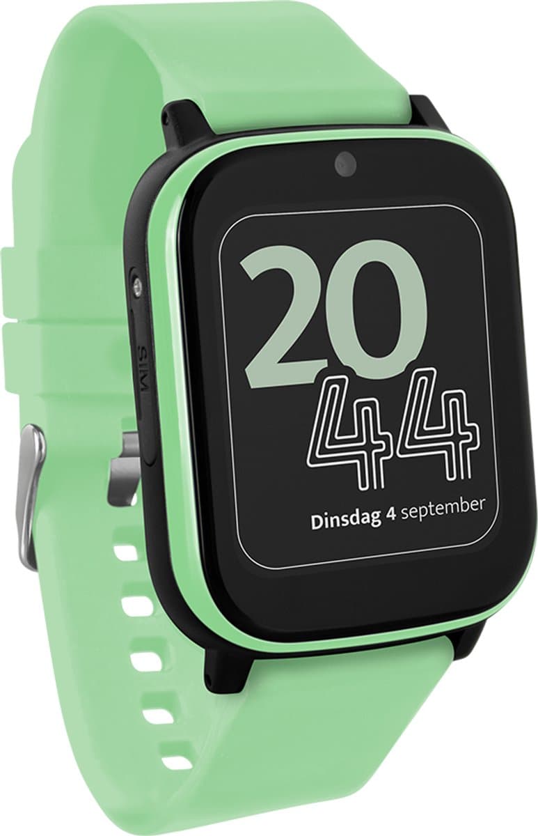 One2track Connect NEXT groen | GPS horloge voor kinderen | Bekijk de locatie van je kind. Stel veilige zones in. En videobellen met de leukste smartwatch voor kinderen — afbeelding 1